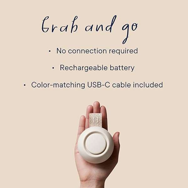 Hatch Baby Shop Hatch Rest Go: Portable Baby Sound Machine with 10 Soothing Sounds & Travel Clips - Perfect for Sleep & Baby Showers! - View 5 of 6