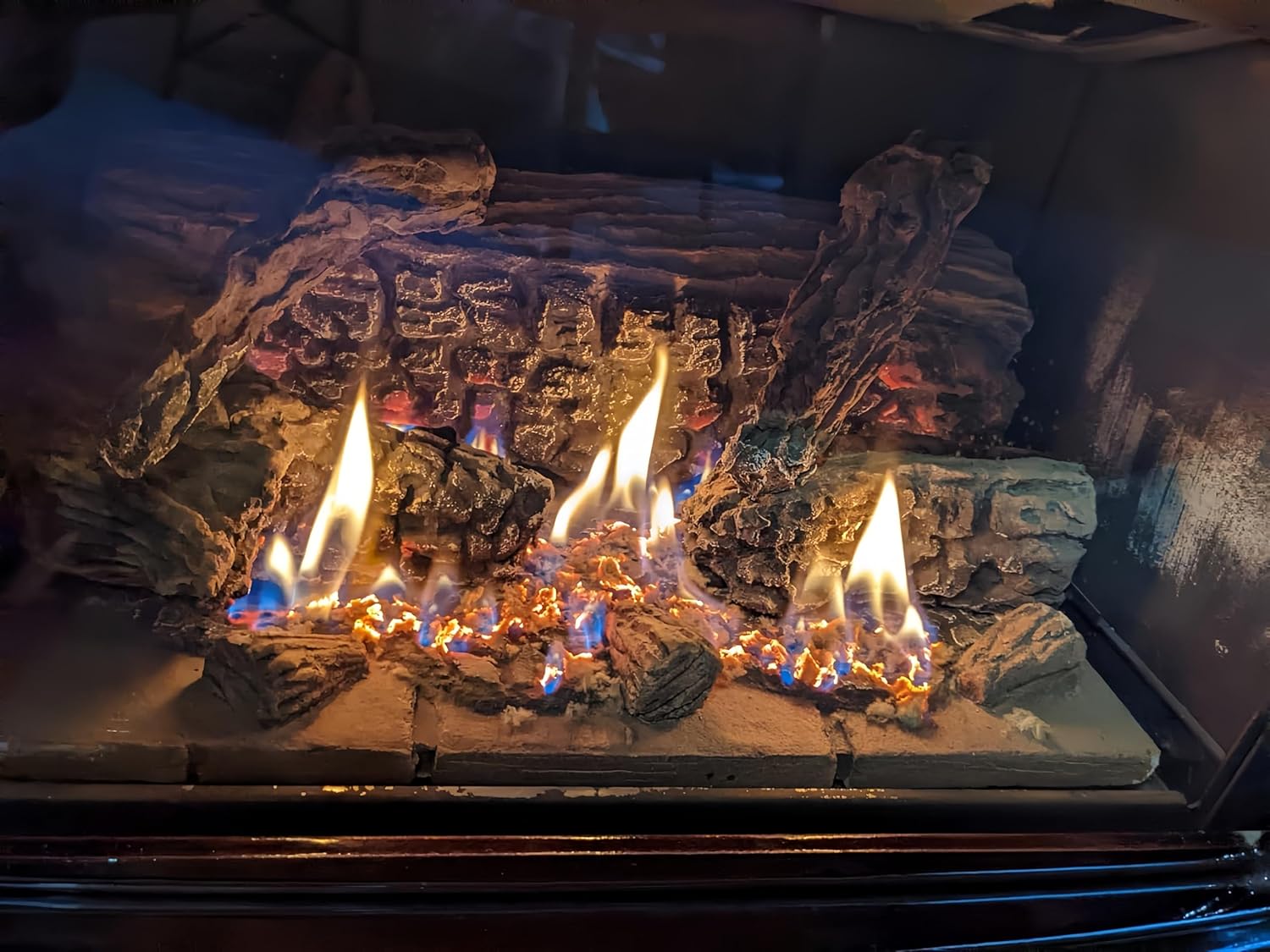 Americangaslogs Americangaslos 18 to 24 Inch Burner Pan for Gas Fireplace and Fire Pits Propane Burner with Two Pipe Design Patent Applied - View 5 of 9