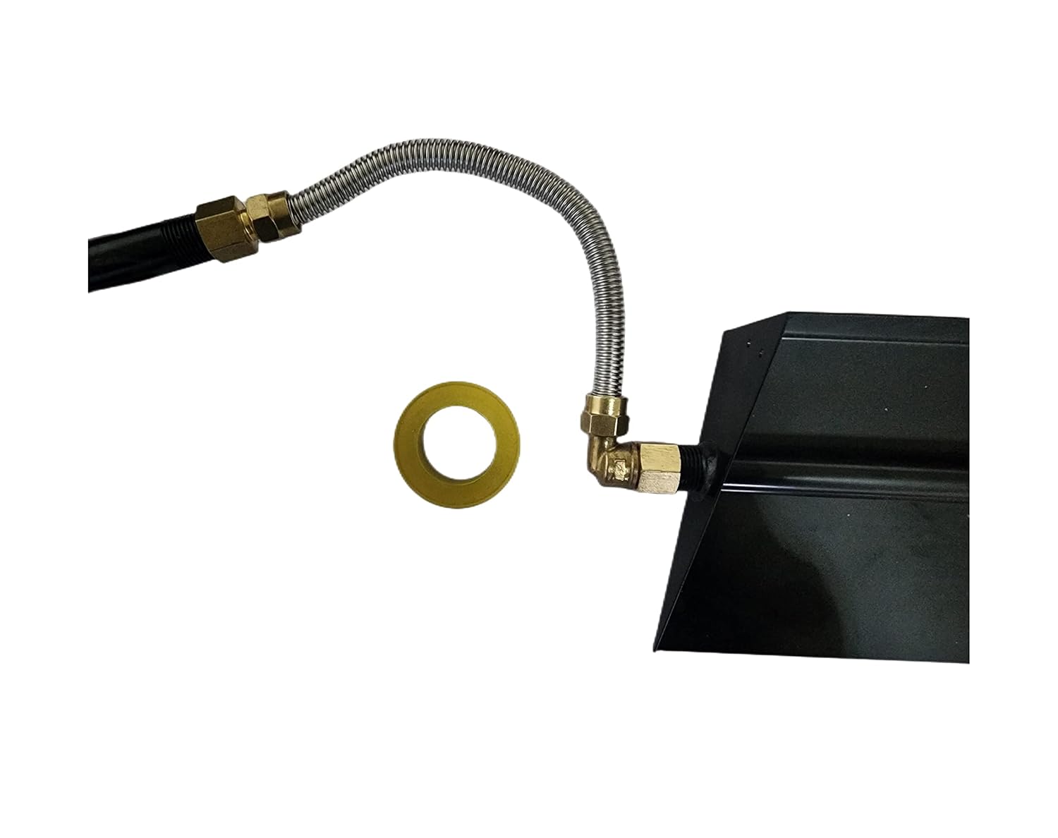 Americangaslogs Americangaslos 18 to 24 Inch Burner Pan for Gas Fireplace and Fire Pits Propane Burner with Two Pipe Design Patent Applied - View 6 of 9