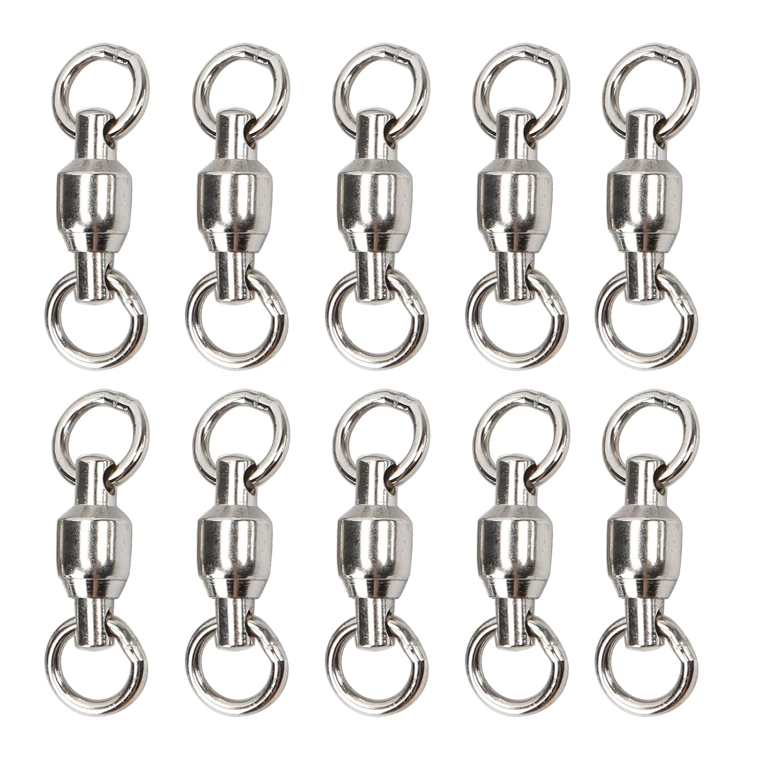 Honio Honio Bird Leg Rings 10 Pieces for Pet Bird Training Activity Leash Metal Training Rings - View 6 of 9