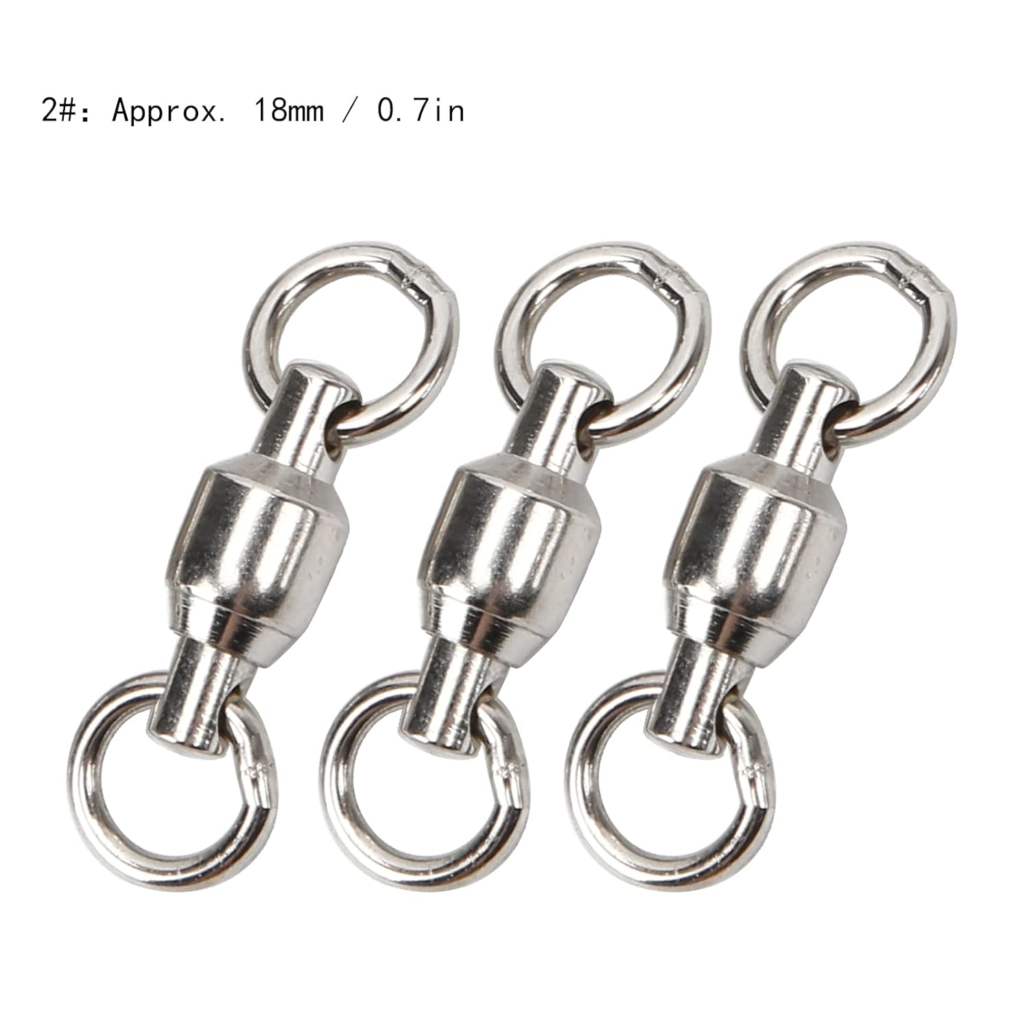 Honio Honio Bird Leg Rings 10 Pieces for Pet Bird Training Activity Leash Metal Training Rings - View 7 of 9