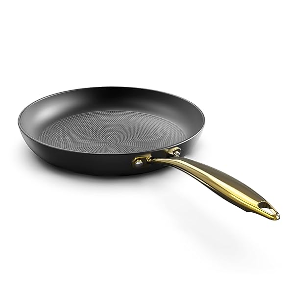 imarku imarku 10 Inch Nonstick Frying Pan Professional Cast Iron Skillet with Stay Cool Handle Easy Clean Oven Safe Ideal Birthday Gift - View 11 of 11