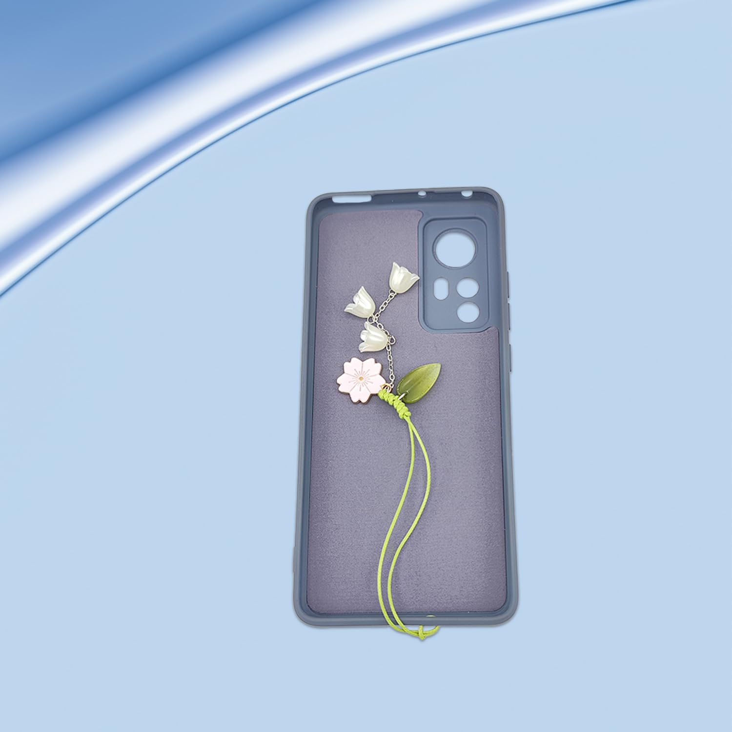 YDEROD YDEROD Adorable Flower Phone Charm Cute Kawaii Cellphone Lanyard String Accessories for Women and Girls in Pink - View 4 of 7