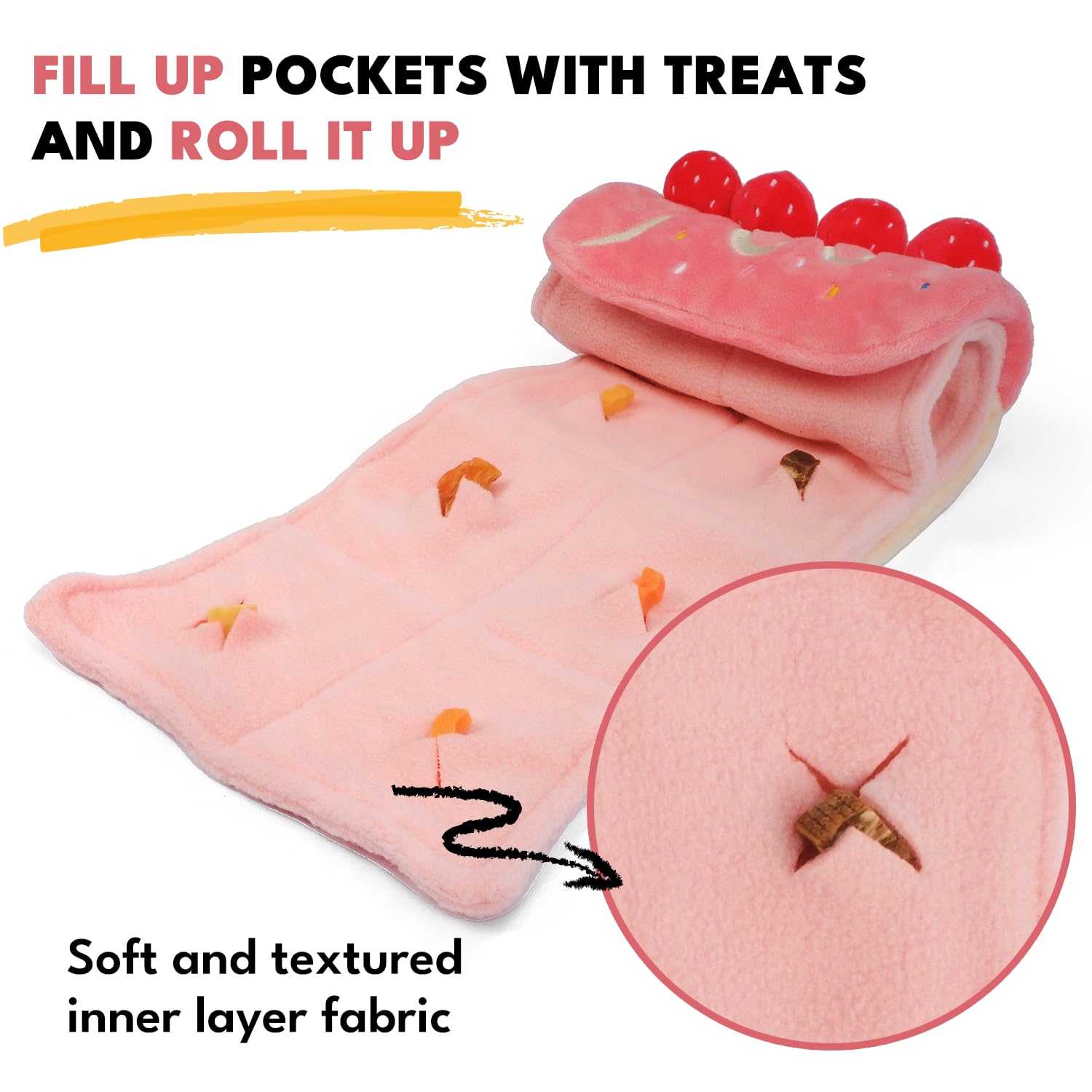 CHEWFFON CHEWFFON Dog Enrichment Toys Interactive Puzzle and Snuffle Mat for Boredom Relief and Slow Feeding for Small and Medium Dogs - View 3 of 7