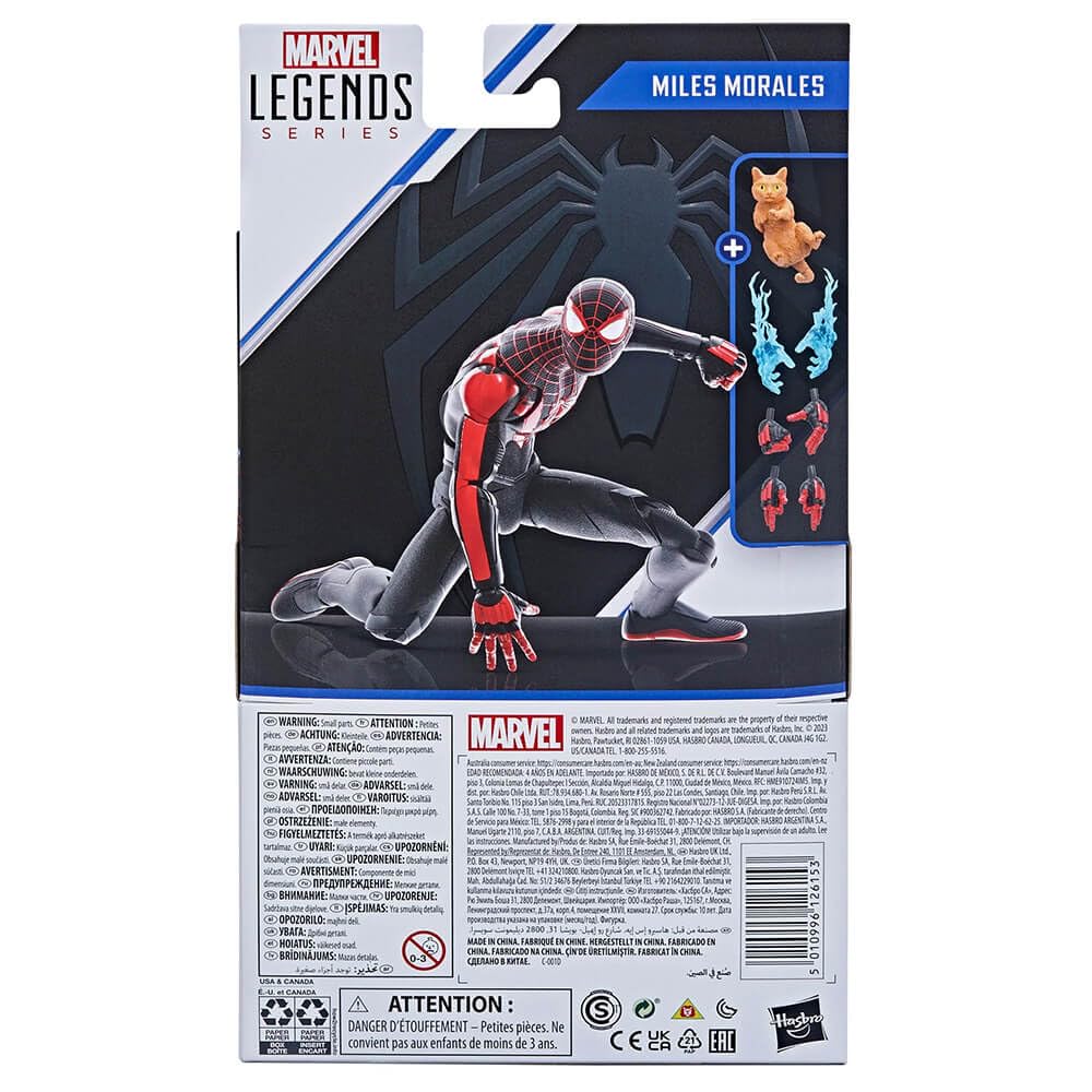 Spider-Man SPIDER-MAN Figure Miles Morales 15 cm Marvel Collectible Action Toy for Fans - View 5 of 5