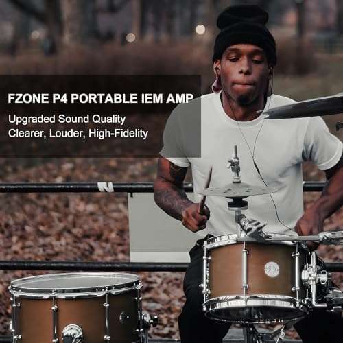 FZONE FZONE Upgraded In-Ear Monitor Amplifier: Superior Sound Quality & Durable Design with Stereo/Mono Switch - View 4 of 9