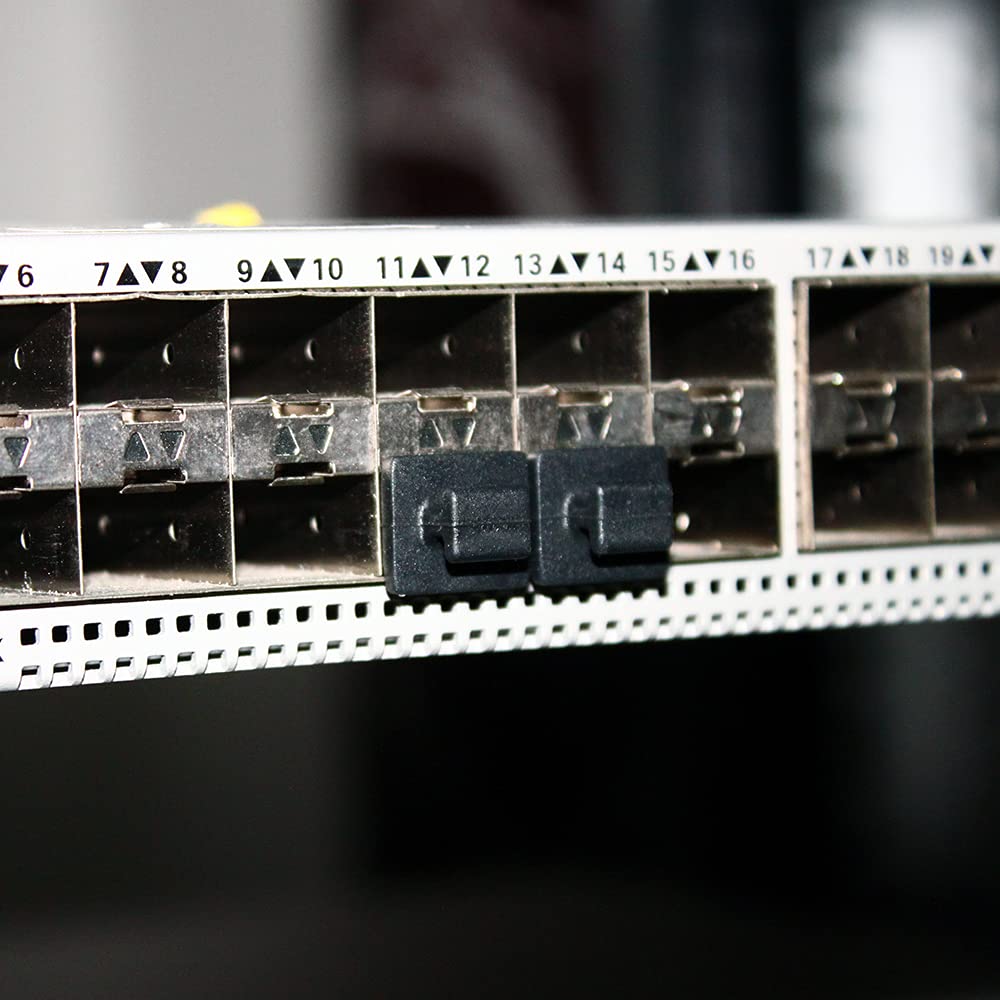 OPSTRAN SFP B Port Dust Cover Silicone Protector Plugs for Ethernet 100pcs Black 14mmx12mmx17mm - View 6 of 6