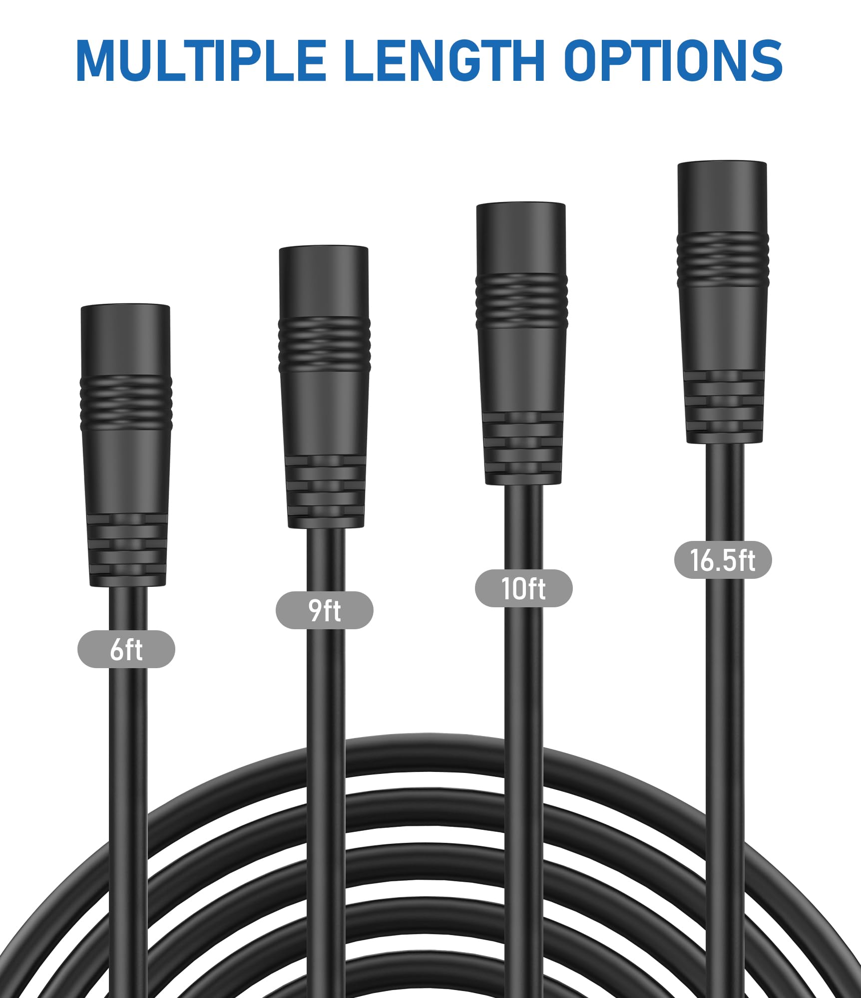 YQMAJIM YQMAJIM 9Ft Dash Cam Reverse Camera Extension Cable 90 Degree 2.5mm 4 Pole Male to Female Backup Camera Adapter Wire for 4Pin and 5Pin Rear Cam - View 4 of 7