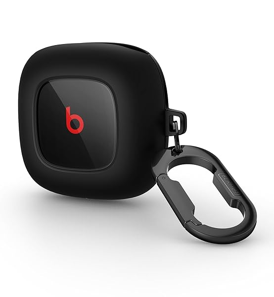 Suritch Beats Fit Pro Case Cover - Shock-Absorbing TPU Protector with Anti-Lost Keychain for 2021 Earbuds - Secure Locking System