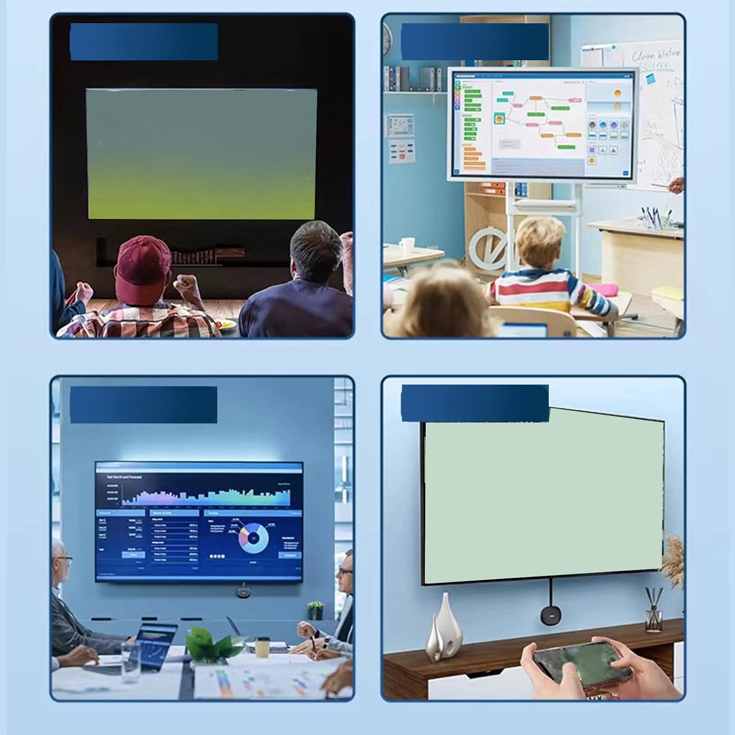 ASHATA 4K Display Dongle Adapter for Streaming Media Video and Sound PC to HD TV Monitor Projector Multimedia Interface Extender - View 3 of 9