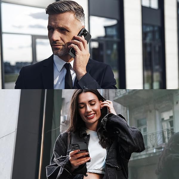 VULKIT VULKIT Magnetic Phone Wallet for MagSafe RFID Blocking Card Holder for iPhone 16 15 14 13 12 Series and Phone Case Black - View 9 of 9