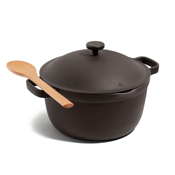 Our Place Our Place Perfect Pot 5.5 Qt Nonstick Ceramic Sauce Pan with Lid Versatile Cookware for Stovetop and Oven Easy to Clean Toxin-Free Char