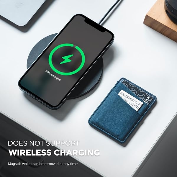 VULKIT VULKIT Magnetic Phone Wallet for MagSafe RFID Blocking Card Holder for iPhone 16 15 14 13 12 Series and Phone Case with MagSafe - View 8 of 9