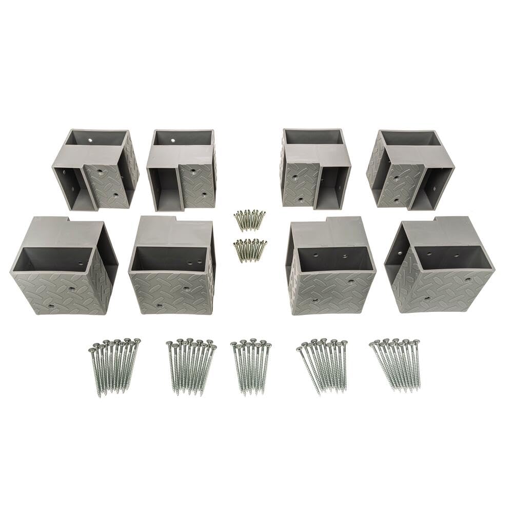 Knape & Vogt Heavyweight 2x4 Do It Yourself Workbench Kit in Gray for Durable Home Projects - View 6 of 6