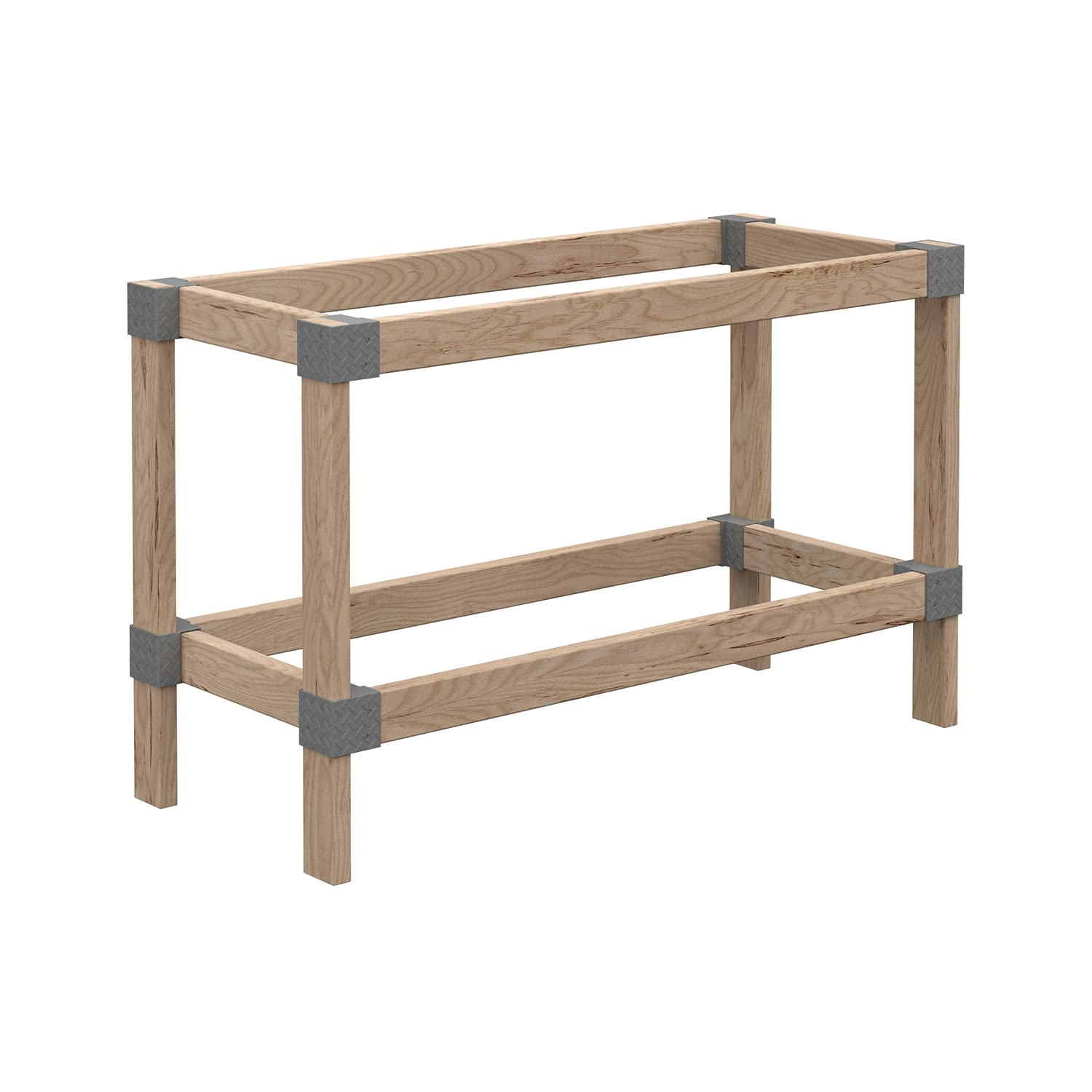Knape & Vogt Heavyweight 2x4 Do It Yourself Workbench Kit in Gray for Durable Home Projects