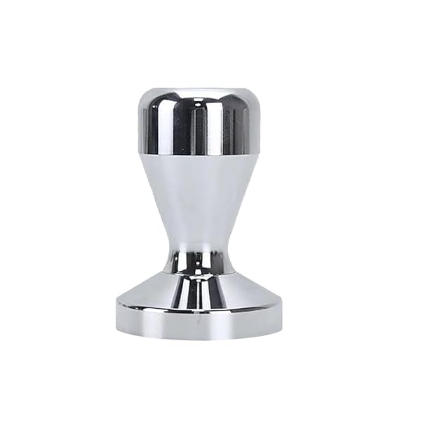 GSHLLO GSHLLO 49mm Stainless Steel Coffee Hand Tamper Flat Base Espresso Tamper for Home and Office Coffee Making Tool