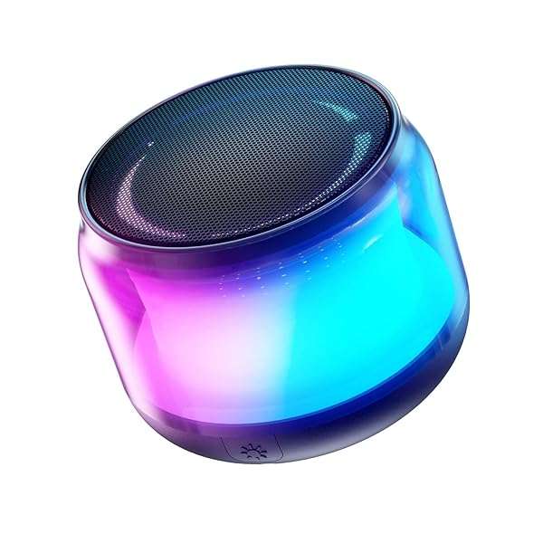 LENRUE LENRUE Portable Bluetooth Speakers: Colorful Lights & Loud Sound - Perfect Mini Gifts for Kids, Teens & Women!