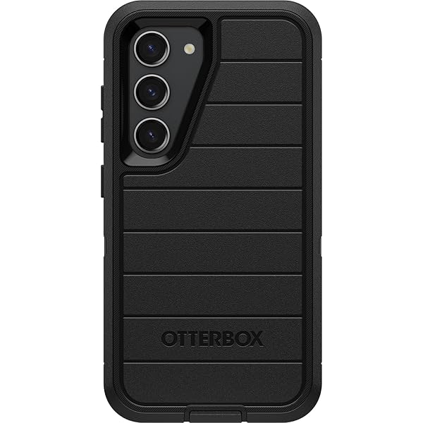 OtterBox OtterBox Galaxy S23 Defender Series Case Black Rugged Durable with Port Protection Holster Clip Kickstand Microbial Defense Non Retail Packaging - View 5 of 10