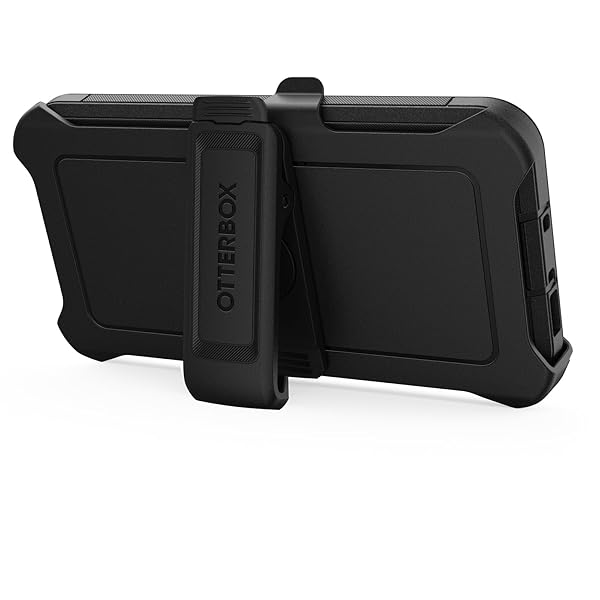 OtterBox OtterBox Galaxy S23 Defender Series Case Black Rugged Durable with Port Protection Holster Clip Kickstand Microbial Defense Non Retail Packaging - View 7 of 10