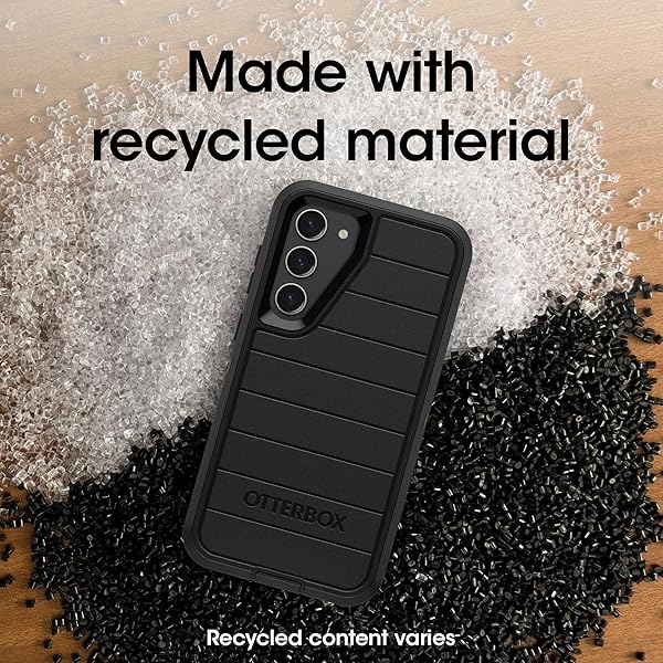 OtterBox OtterBox Galaxy S23 Defender Series Case Black Rugged Durable with Port Protection Holster Clip Kickstand Microbial Defense Non Retail Packaging - View 10 of 10