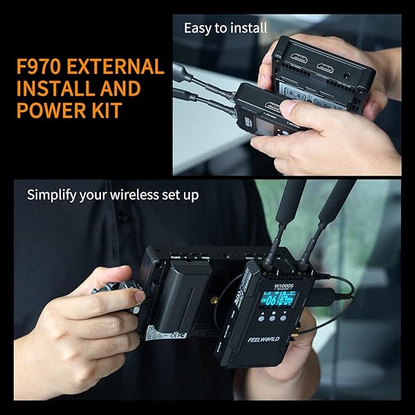 FEELWORLD "FEELWORLD F5 Prox 5.5" 1600nit DSLR Monitor: Touchscreen, 3D LUT, HDMI, & Power Kit for 4K Filmmaking" - View 9 of 11