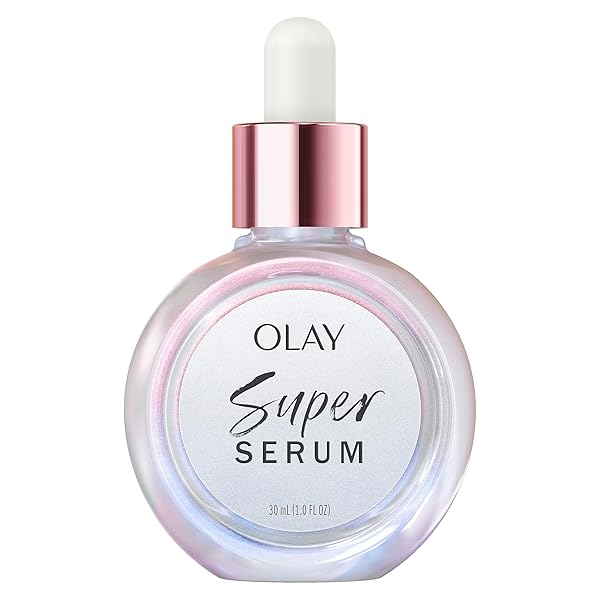 Olay Olay Super Serum 1.0 oz: Niacinamide, Vitamin C, Collagen Peptide & AHA for Radiant Skin