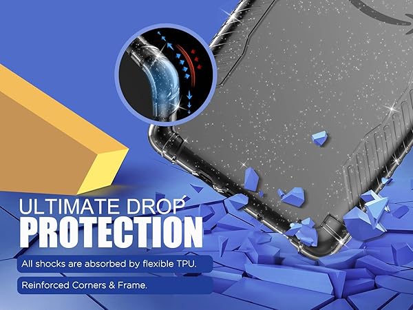 MoKo "MoKo 6" Kindle Case (11th Gen 2022) - Ultra Clear TPU Bumper Cover with Glitter | Flexible & Stylish Protection" - View 5 of 9