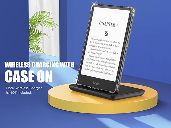 MoKo "MoKo 6" Kindle Case (11th Gen 2022) - Ultra Clear TPU Bumper Cover with Glitter | Flexible & Stylish Protection" - View 6 of 9