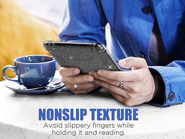 MoKo "MoKo 6" Kindle Case (11th Gen 2022) - Ultra Clear TPU Bumper Cover with Glitter | Flexible & Stylish Protection" - View 7 of 9