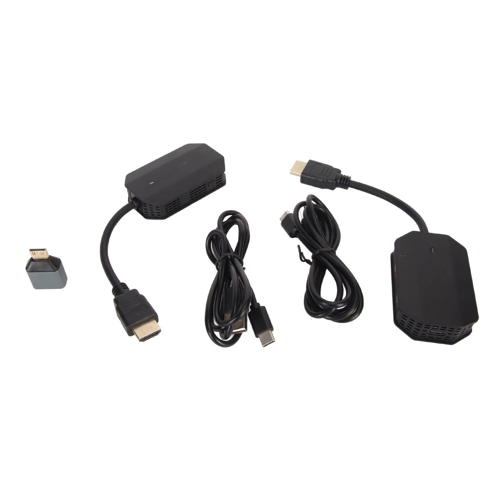 Sanpyl HDMI Transmitter and Receiver 4K Display Extender Kit for Screen Mirroring Video Audio to Monitor Projector HDTV Plug and Play - View 9 of 9