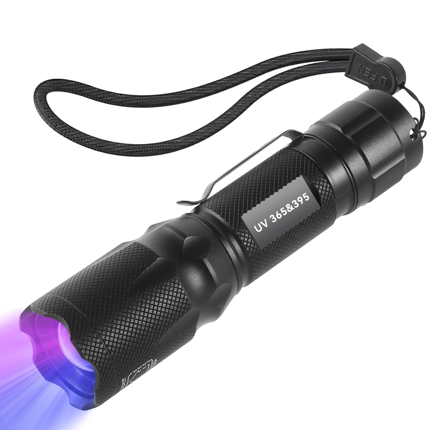 TNATRA TNATRA UV Flashlight 365nm 395nm Portable Zoomable LED for UV Glue Curing Pet Stain Detection Rocks Minerals Hunting Scorpion Finder