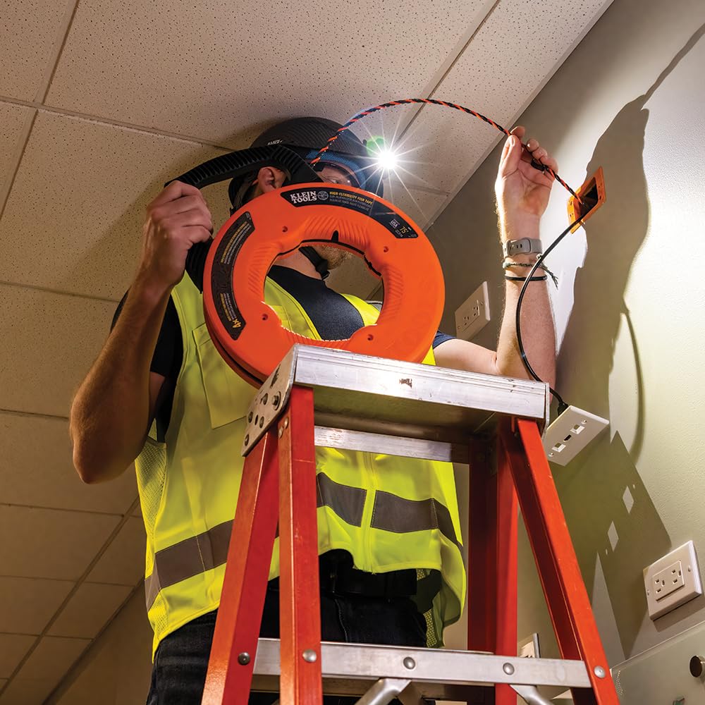 KLEIN TOOLS Klein Tools 50375 75 Foot Fish Tape Hi Flex Polyester Electrical Wire Pulling Solution for Flexibility and Strength - View 8 of 8