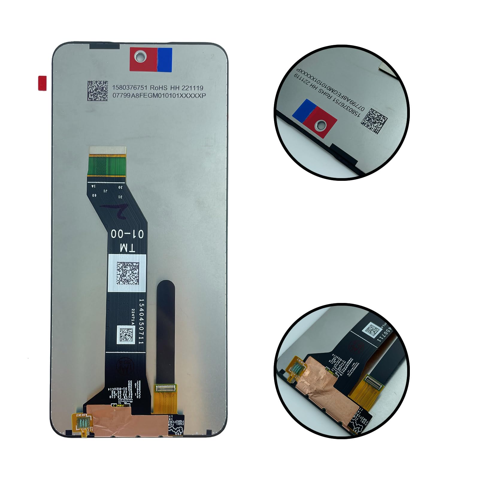 Avvood Avvood LCD Screen Display Touch Digitizer Assembly Replacement for Motorola Moto G Stylus 4G 2023 6.5 Inch Models XT2317-1 XT2317-2 XT2317-3 - View 3 of 5