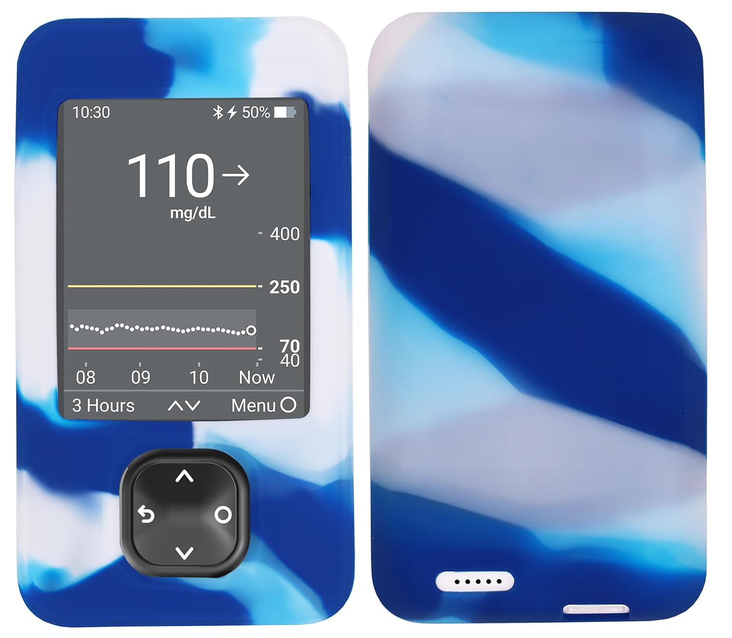 usastar-SNK USASTAR SNK Silicone Soft Case for Dexcom G6 and G7 Receiver Red Durable Protection - View 3 of 5