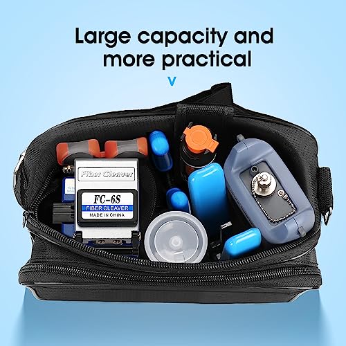 BAOSHLA BAOSHLA Fiber Termination Kit 11 in 1 FTTH Cold Connection Tool with Visual Fault Locator Optical Power Meter Cleaver Stripper Pliers Adapter - View 4 of 9