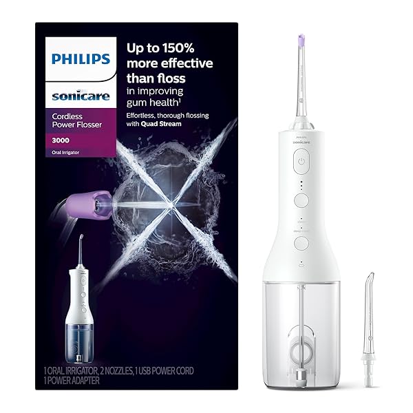 Philips Sonicare Philips Sonicare Cordless Power Flosser 3000 HX3826/21 Review: Best White Flosser for Oral Care