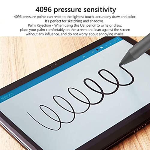 Zopsc Zopsc Universal Active Pen for Chromebook Duet 5 with 4096 Pressure Sensitivity for Chromebook IdeaPad and ThinkPad - View 3 of 9
