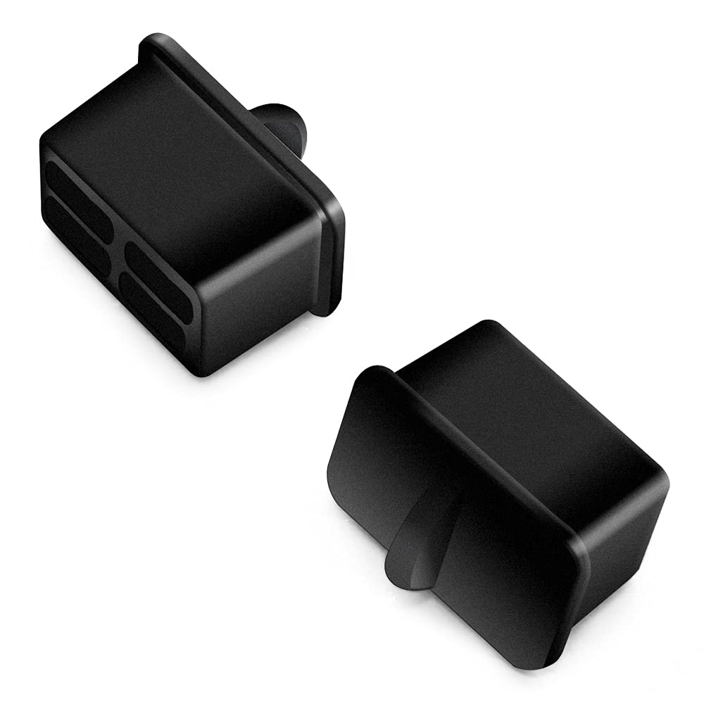 OPSTRAN SFP-A 100 Count Dust Cover Caps for Ethernet Ports Network Switches Routers Hubs Black Silicone Protector 15x10x17mm - View 2 of 7