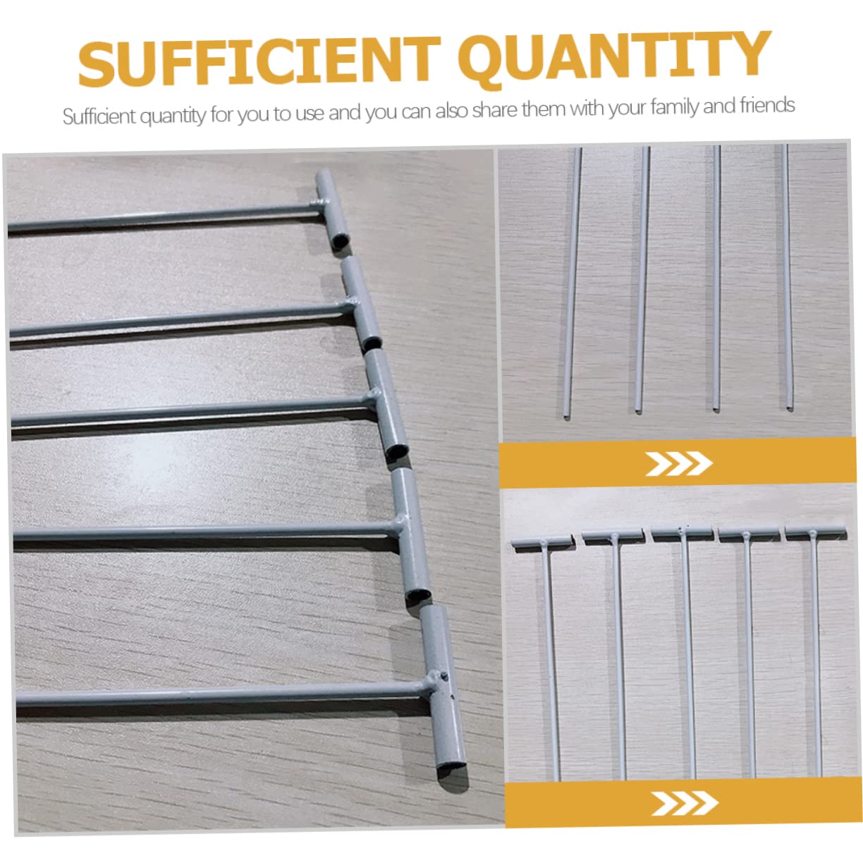 YARNOW YARNOW 45 Pcs Curtain Accessories Horse Feed Bucket Covers Pigeon Supplies Bird Cages Door Rods and Bars - View 6 of 9