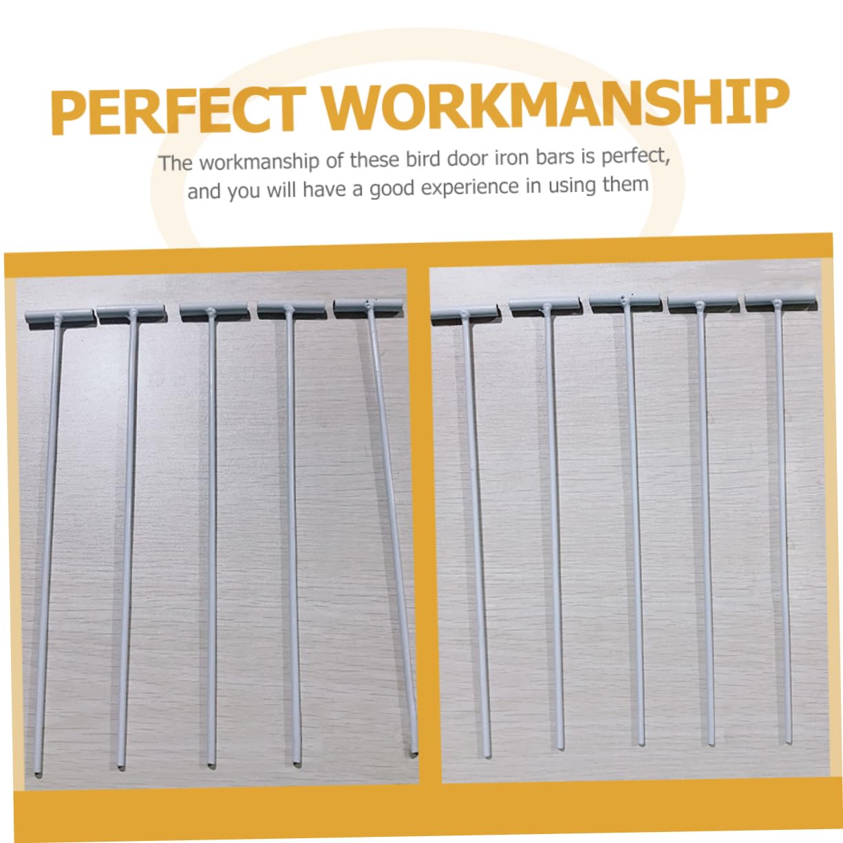 YARNOW YARNOW 45 Pcs Curtain Accessories Horse Feed Bucket Covers Pigeon Supplies Bird Cages Door Rods and Bars - View 8 of 9