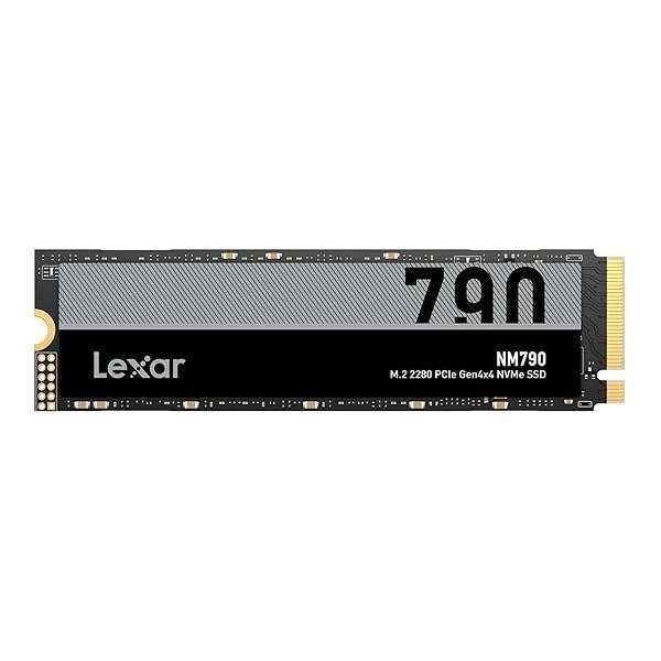 Lexar Lexar 1TB NM790 SSD: Fast PCIe Gen4 NVMe M.2 Drive for PS5 & Creators - 7400 MB/s Read/Write Speed - View 2 of 9