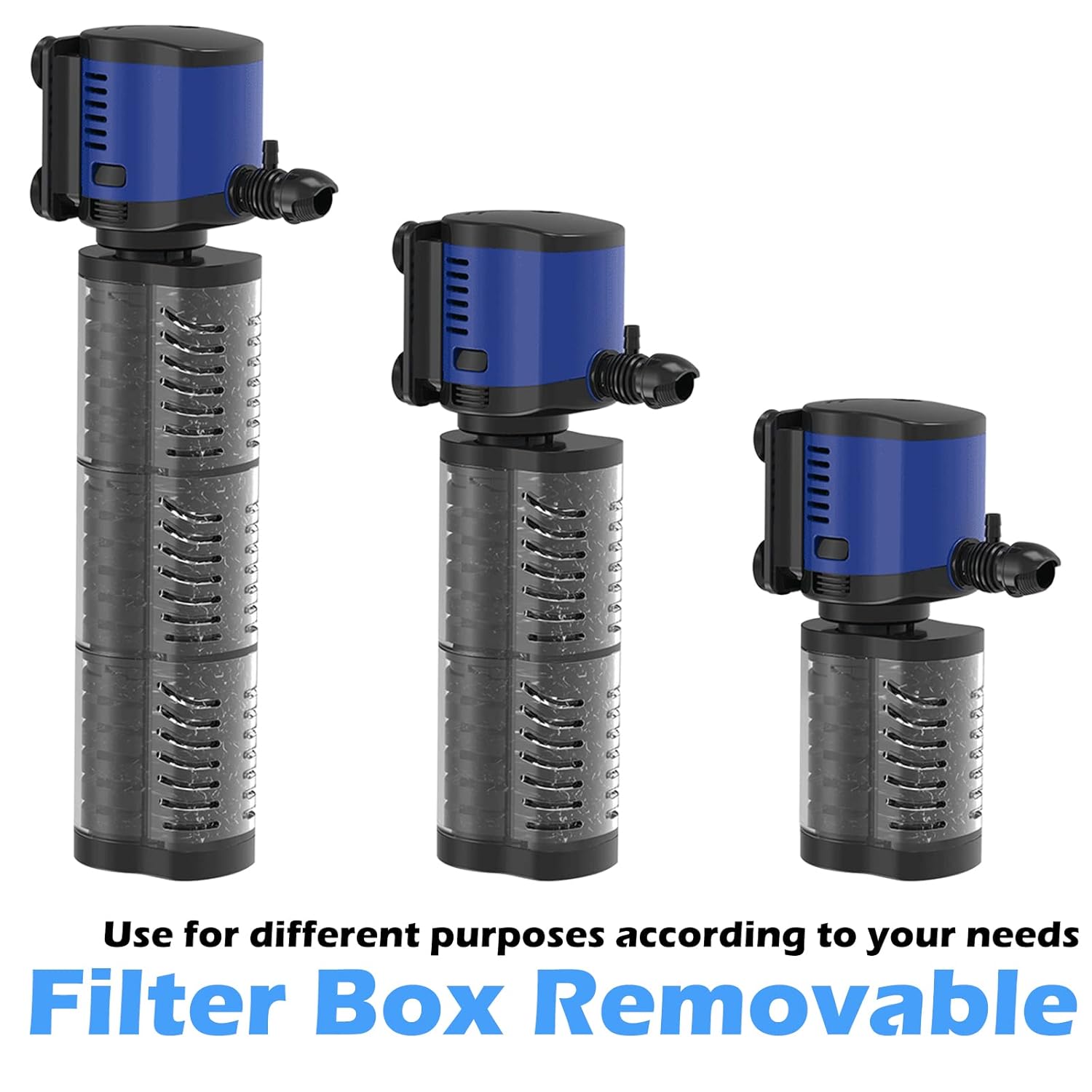 TARARIUM TARARIUM 260GPH Aquarium Filter for 35-75 Gallon Fish Tank and Pond Submersible Water Pump for Freshwater and Saltwater Systems - View 7 of 7