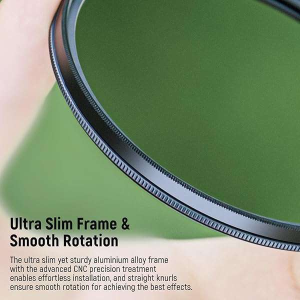 NEEWER NEEWER 77mm Polarizer Filter - Ultra Slim Multi-Coated CPL for Enhanced Contrast & Reduced Glare - View 6 of 8