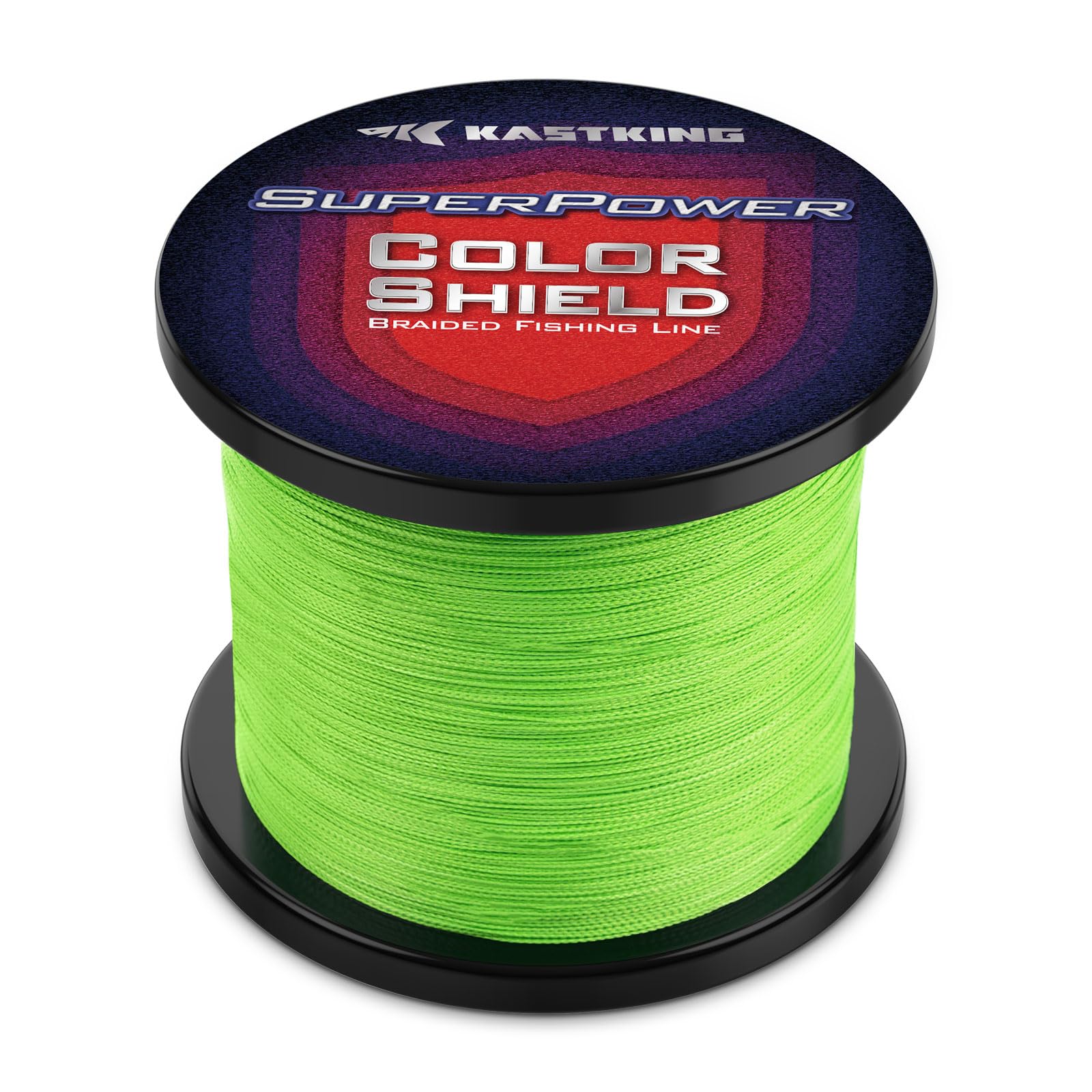 KastKing Superpower Neon Green Braided Fishing Line 30LB 150Yards - Ultimate Strength & Durability