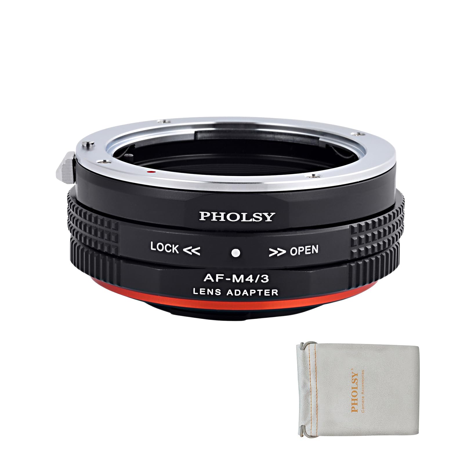 PHOLSY AF to MFT Lens Adapter with Aperture Control for Sony A Minolta AF to Micro Four Thirds Cameras