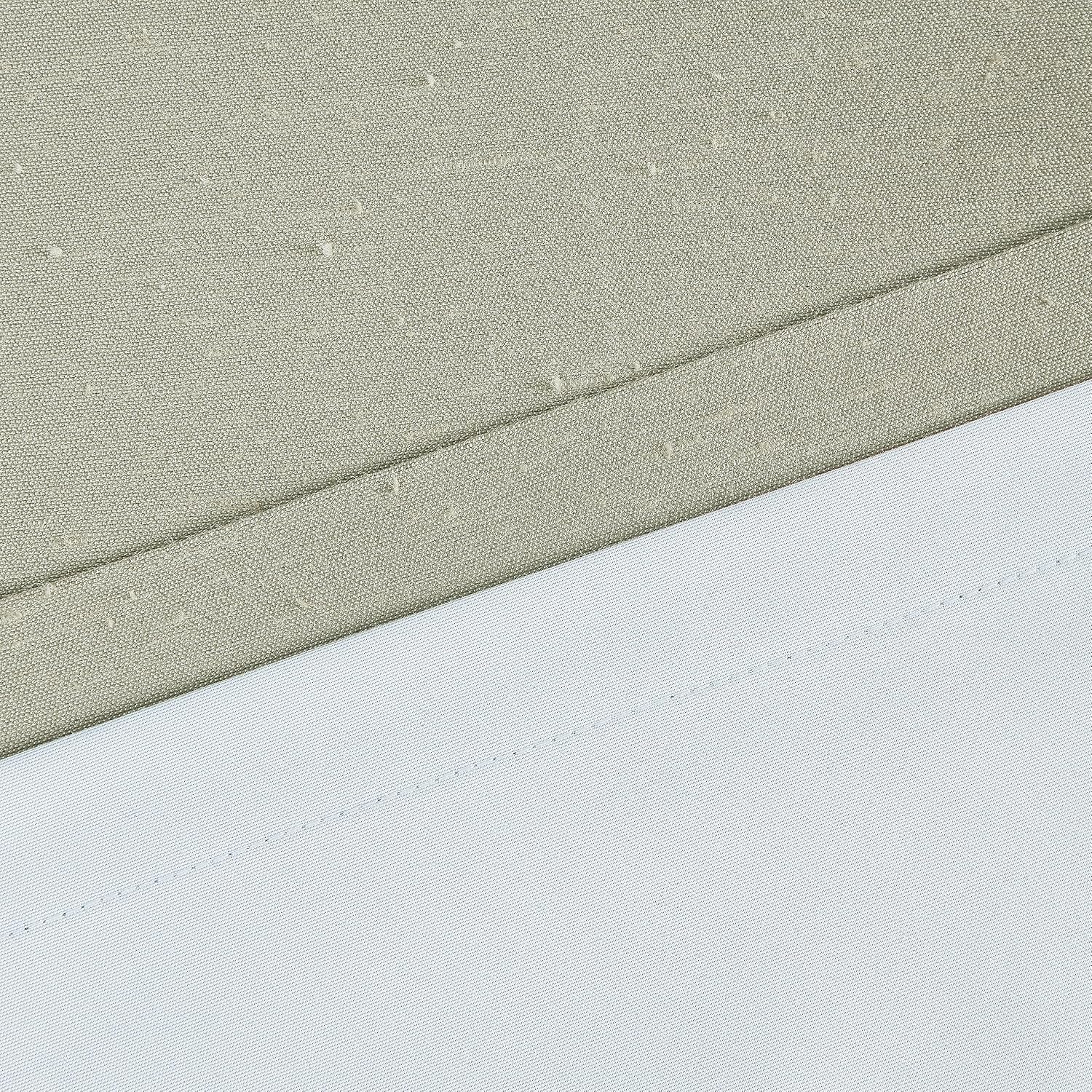 Central Park Central Park Sage Pinch Pleat Blackout Curtain Energy Efficient Luxury Silk Panels 40x95 2 Panels Sage Green - View 2 of 9