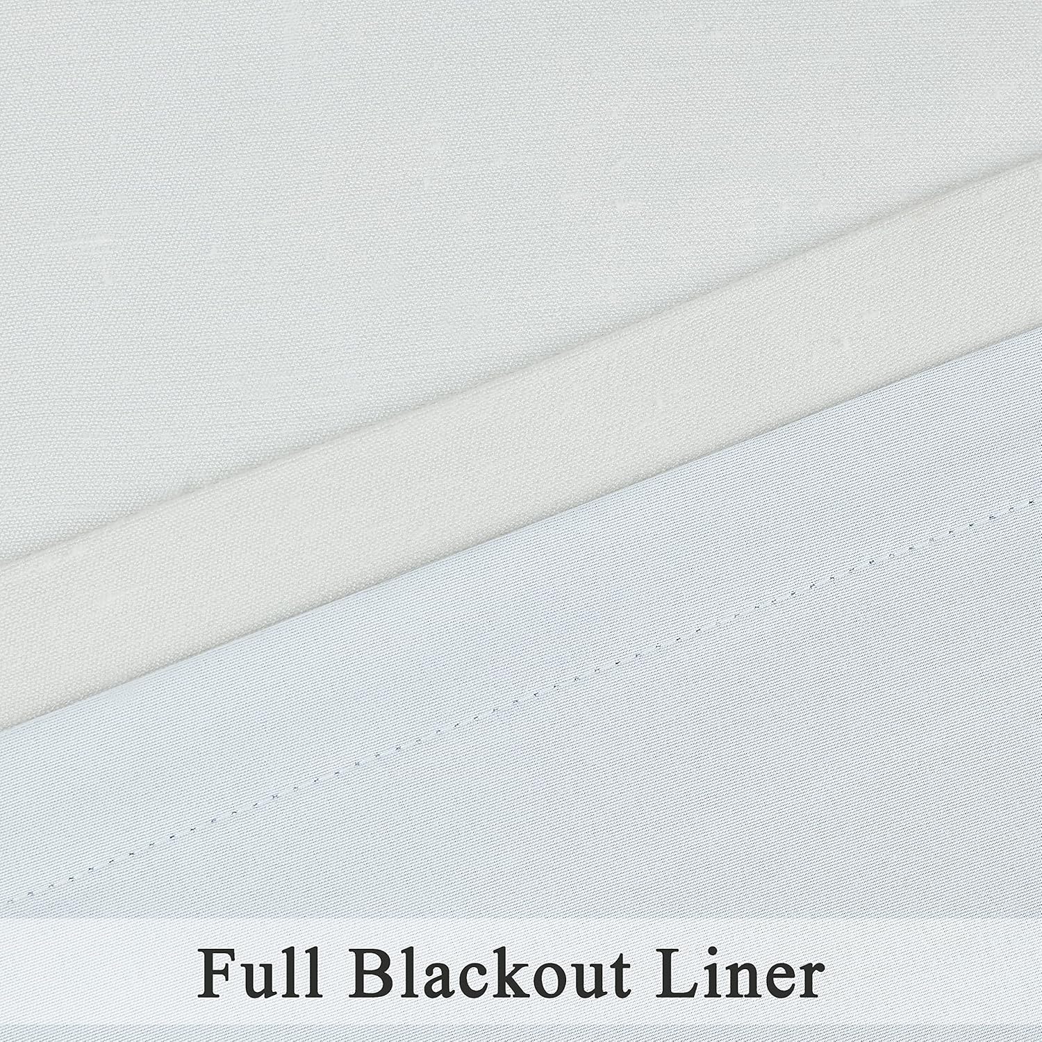 Central Park Cream Pinch Pleated Blackout Curtain Panel 95 Inches Long Thermal Insulated Room Darkening Drapes for Bedroom Living Room Window Treatment - View 5 of 9