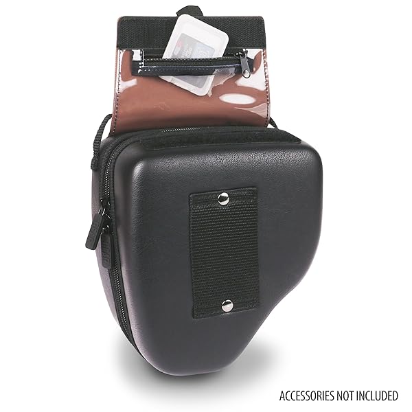 USA Gear USA GEAR Hard Shell DSLR Camera Case - EVA Protection, Quick Access, Padded Interior for Nikon, Canon, Olympus & More - View 9 of 11