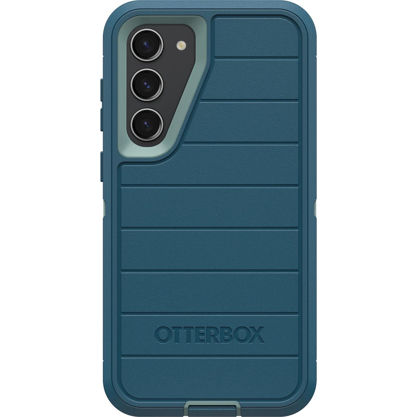 OtterBox Defender Series Case for Galaxy S23 Plus Manoeuvre Blue Rugged Durable with Port Protection Holster Clip Kickstand Microbial Defense - View 3 of 6