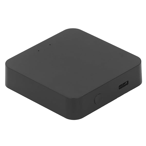 Walfront BT Hub Smart Multi Mode Gateway for Tuya App Remote Voice Control Black Door Lock Compatible with Home Automation